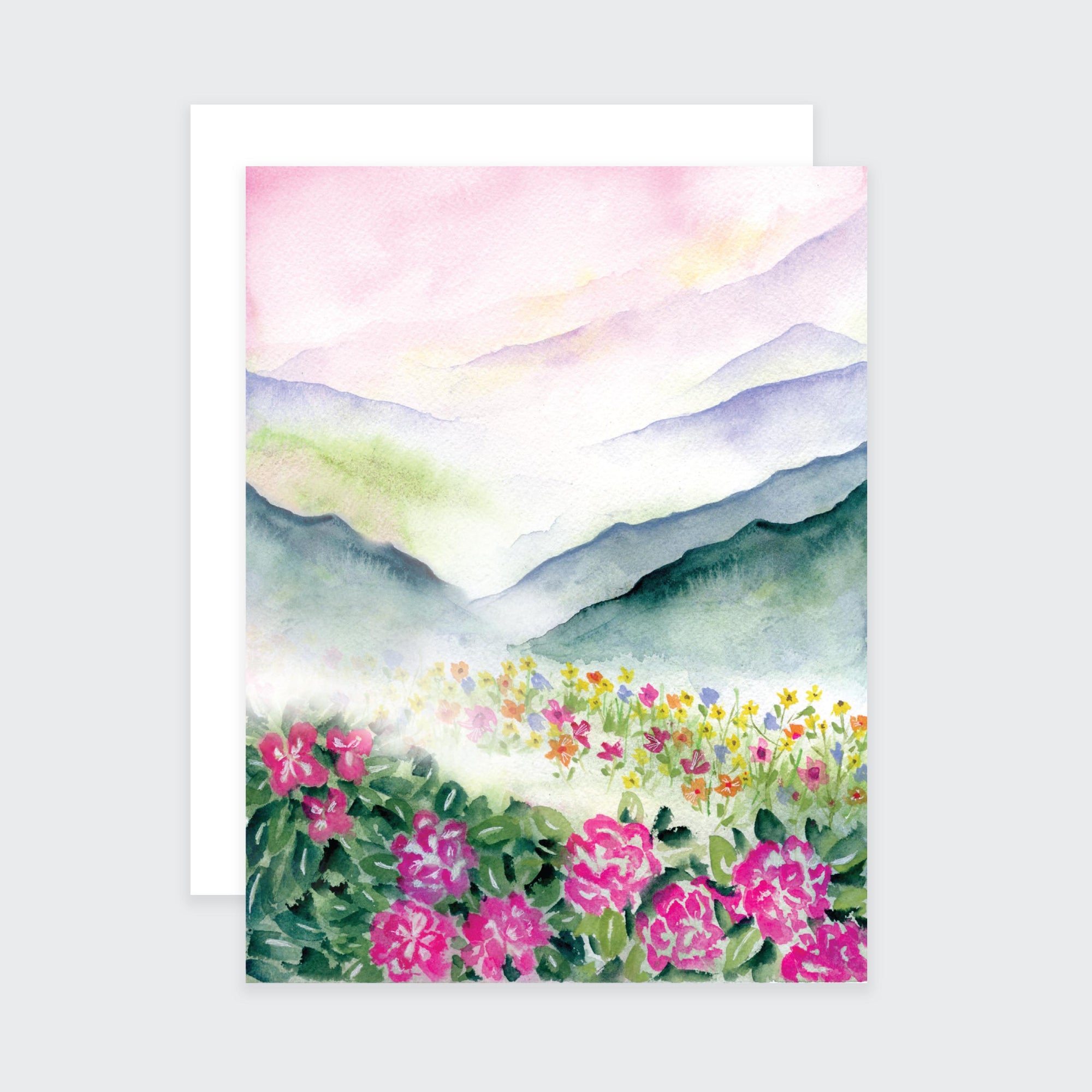 Rhododendron Mountain Card