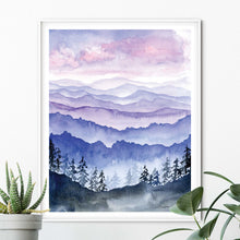Load image into Gallery viewer, Blue Ridge Mountain Art Print
