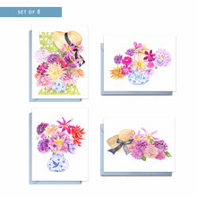 Load image into Gallery viewer, PRE-ORDER Darling Dahlias II Boxed Set of 8 Cards
