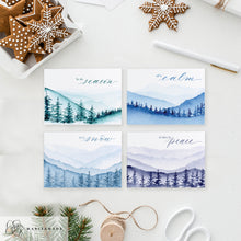 Load image into Gallery viewer, PRE-ORDER Mountain Holiday Boxed Set of 8 Cards
