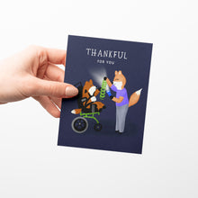 Load image into Gallery viewer, Thankful For You Fox Teacher Card
