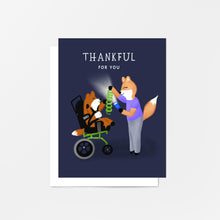 Load image into Gallery viewer, Thankful For You Fox Teacher Card
