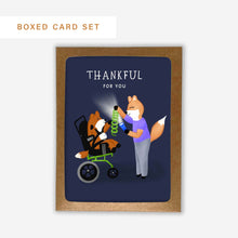 Load image into Gallery viewer, Thankful For You Fox Boxed Set of 8 | Greeting Cards
