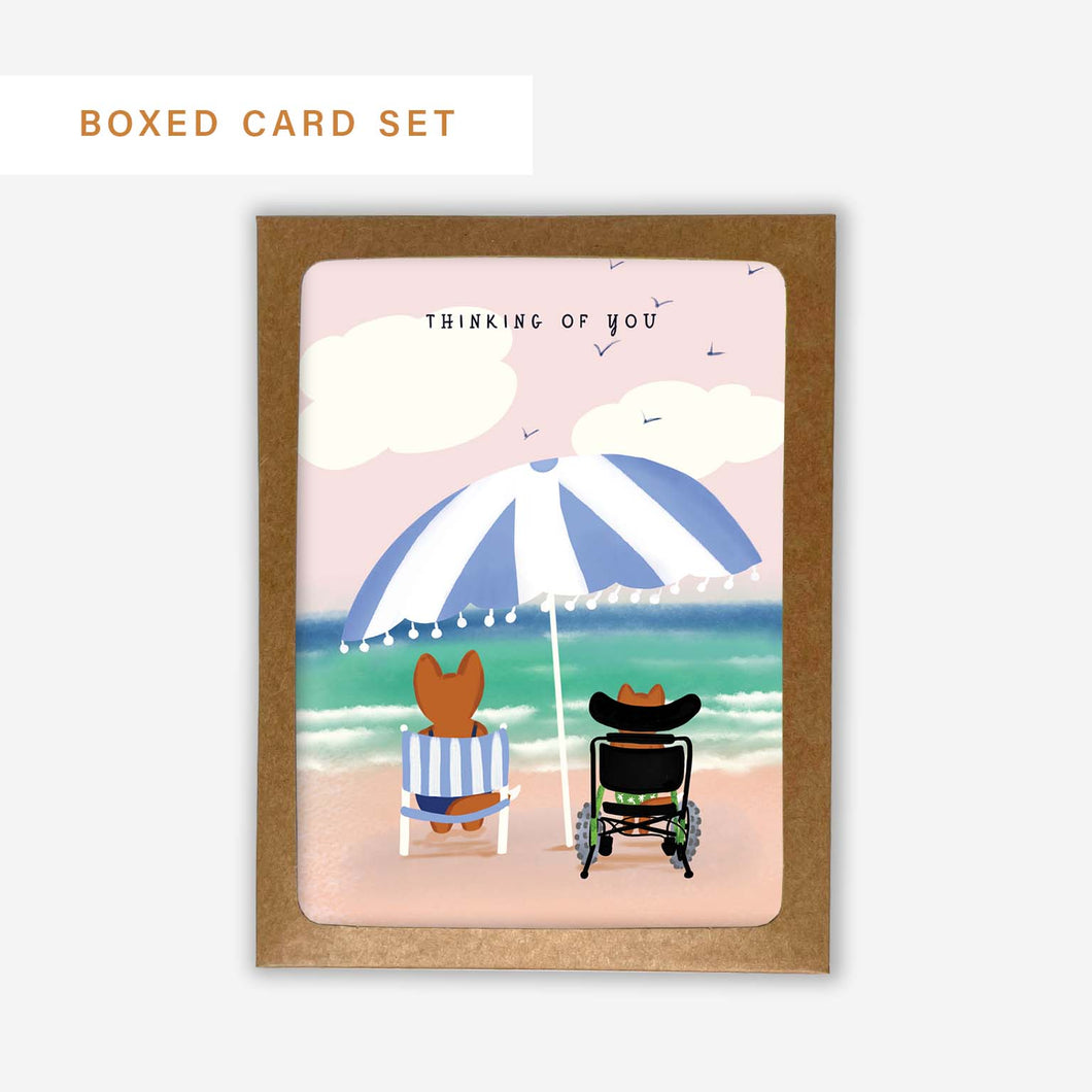 Thinking of You Fox Boxed Set of 8 | Greeting Cards
