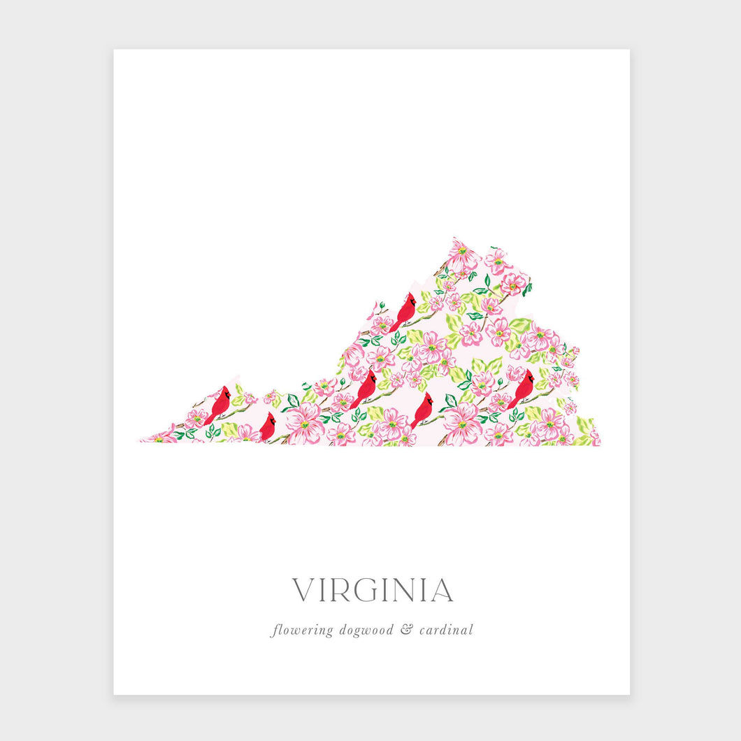 Virginia State Flower Art Print