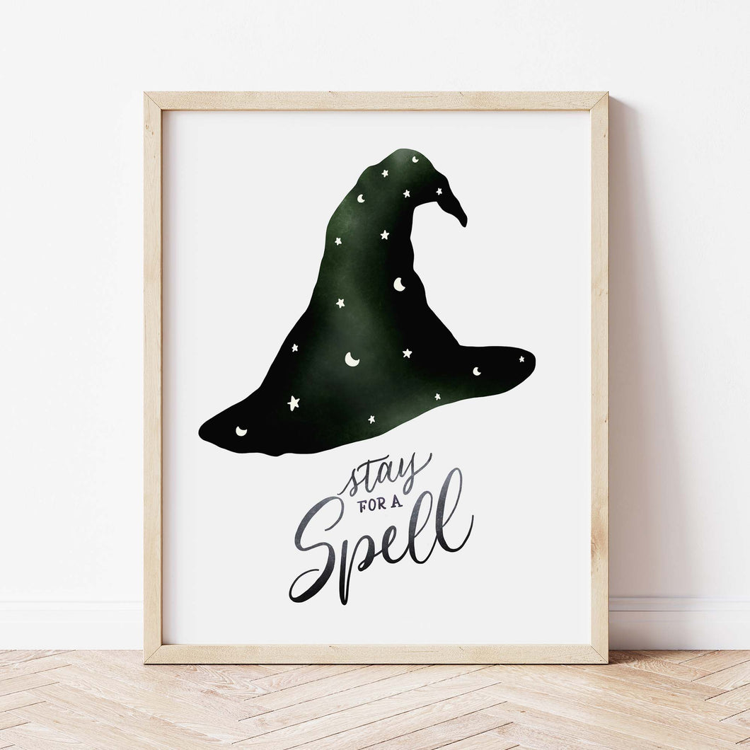 Stay for a Spell Art Print