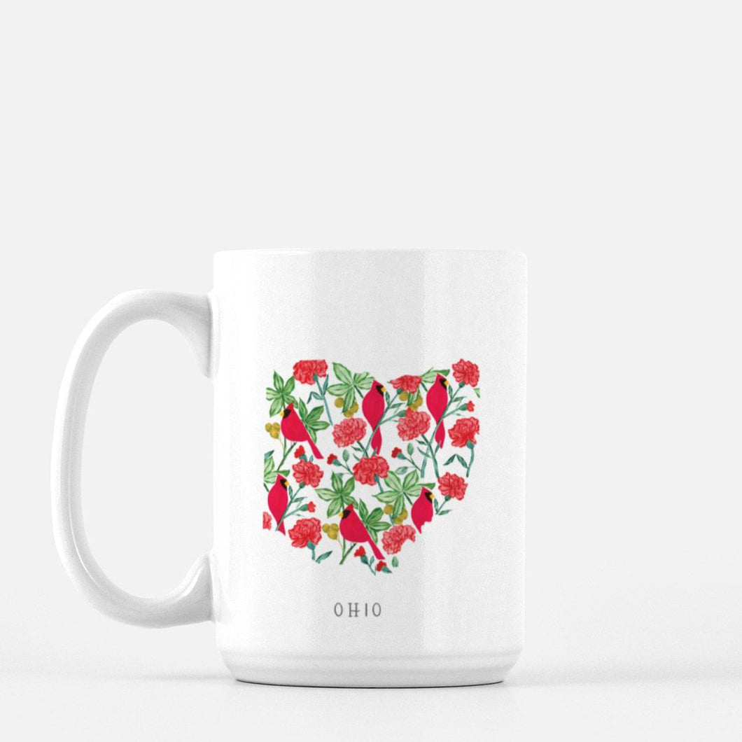 Ohio State Flower Mug