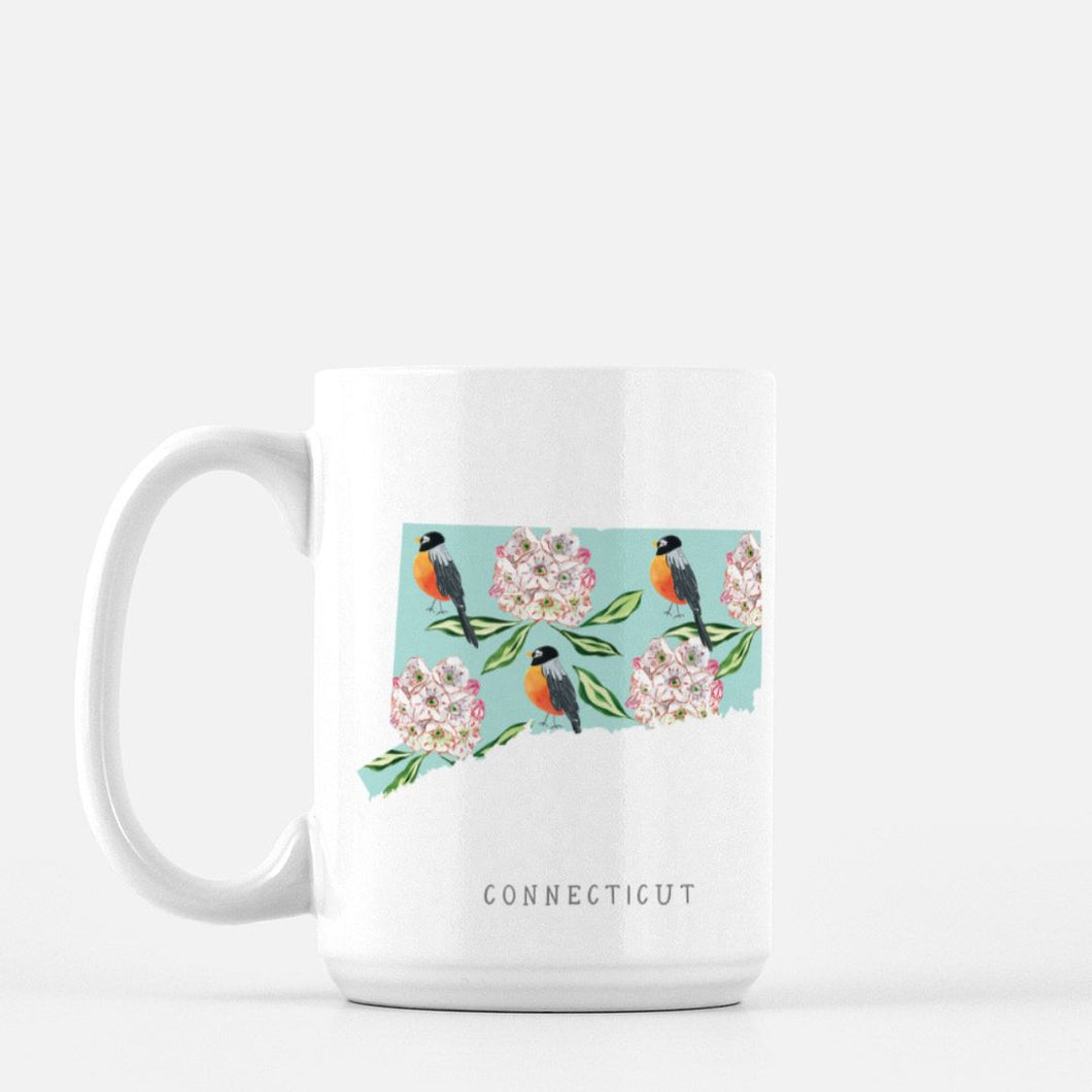 Connecticut State Flower Mug