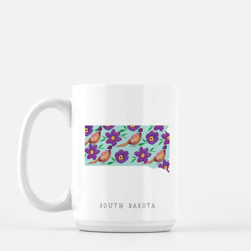 South Dakota State Flower Mug