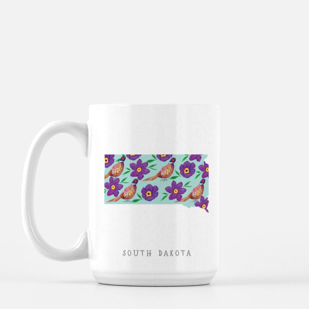 South Dakota State Flower Mug