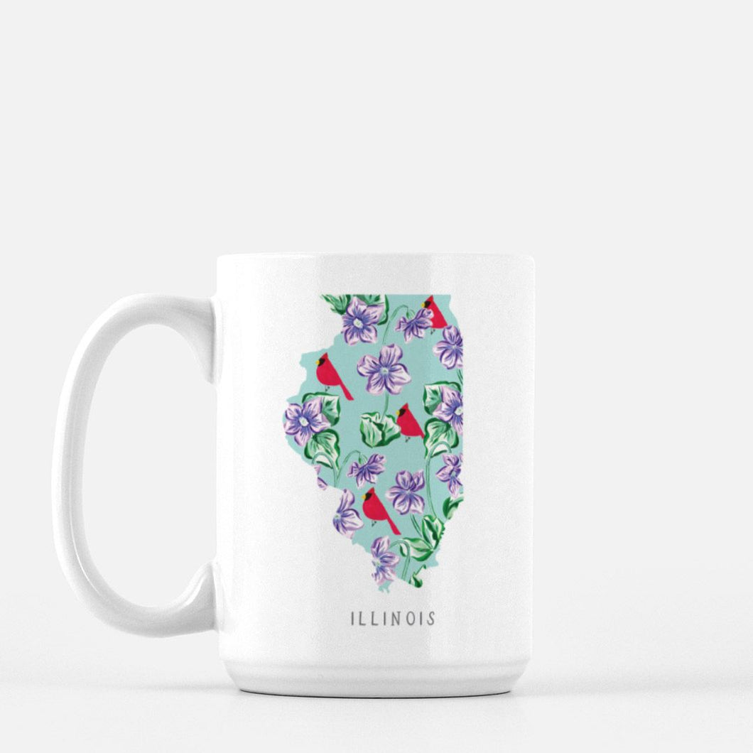 Illinois State Flower Mug