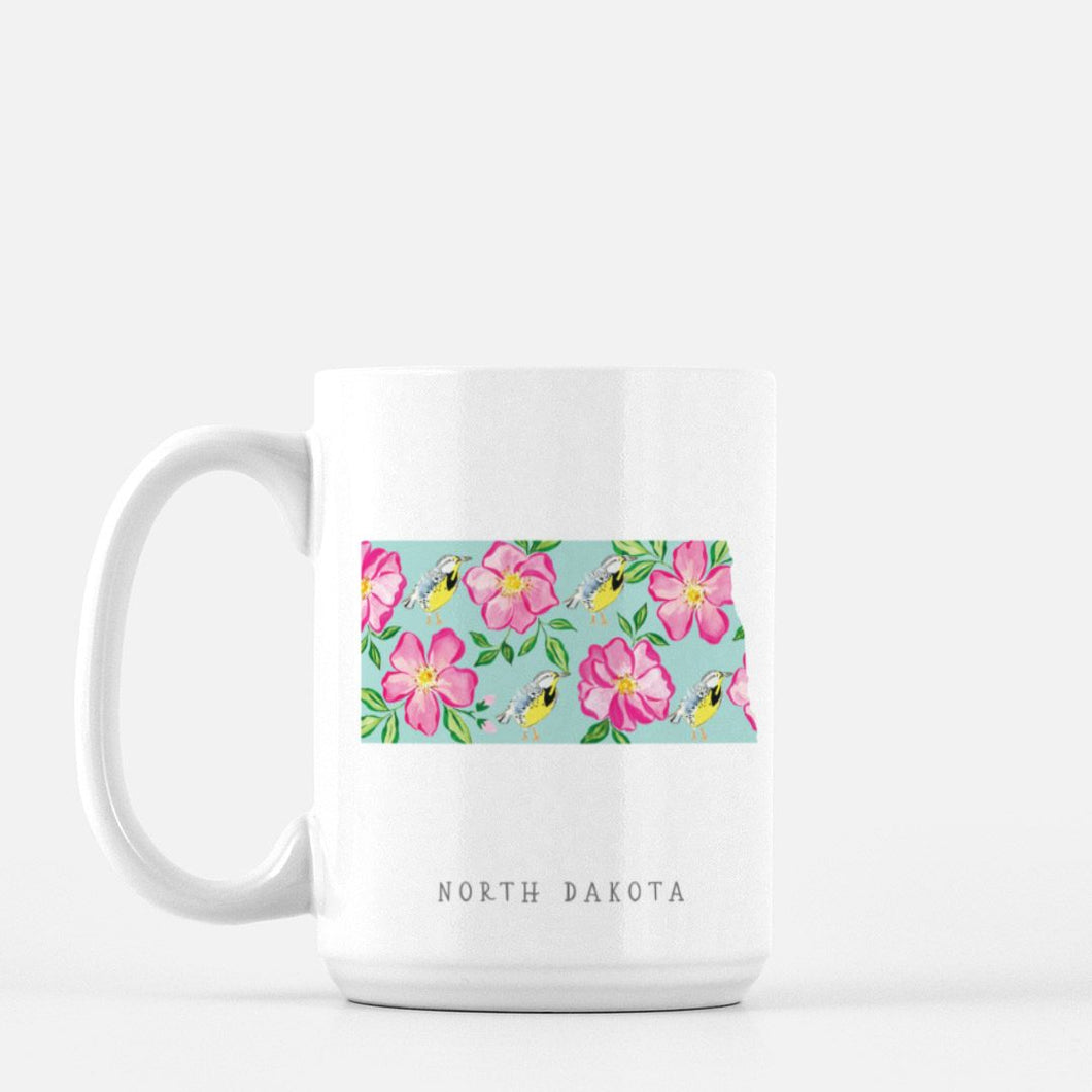 North Dakota State Flower Mug