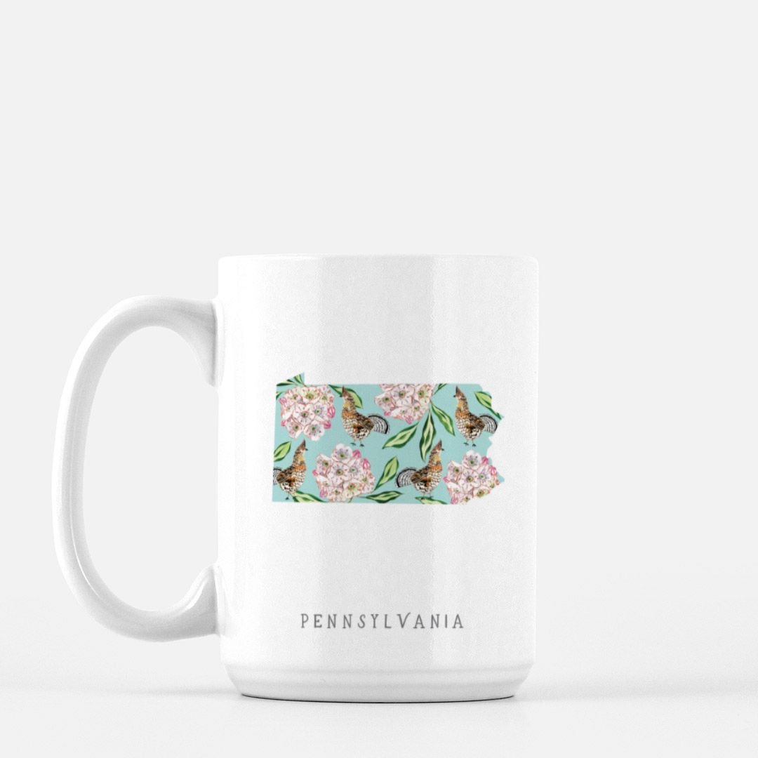 Pennsylvania State Flower Mug