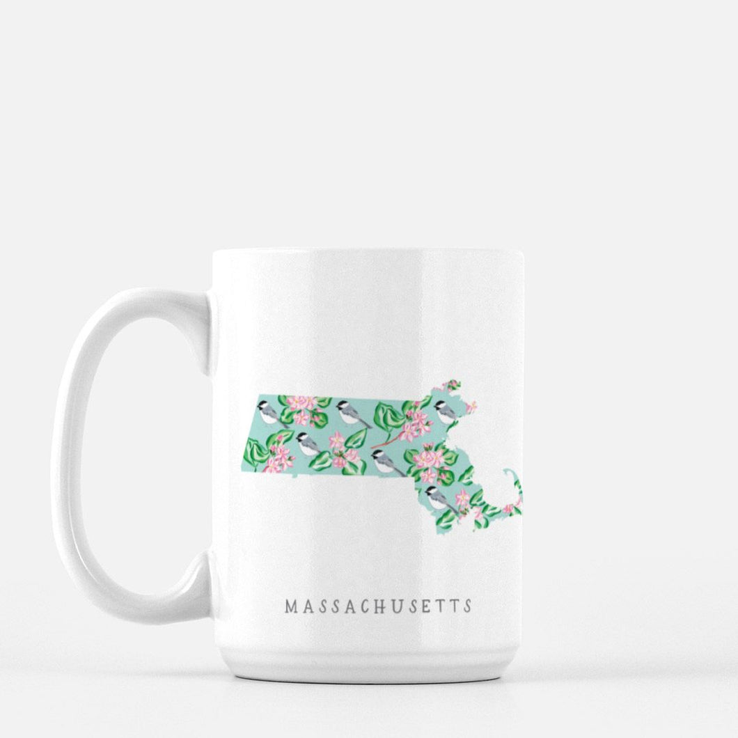 Massachusetts State Flower Mug
