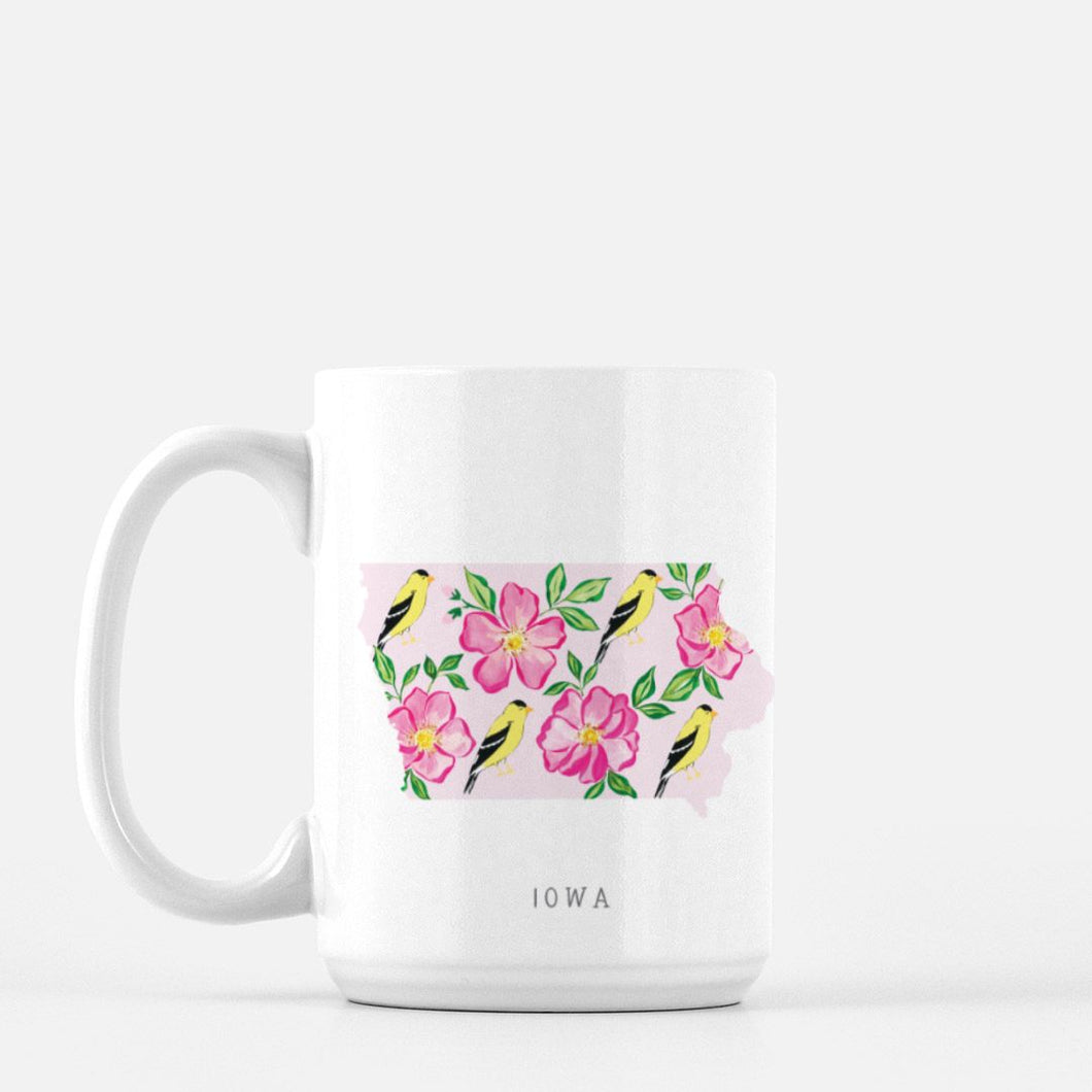 Iowa State Flower Mug